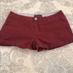 Aeropostale maroon shorts